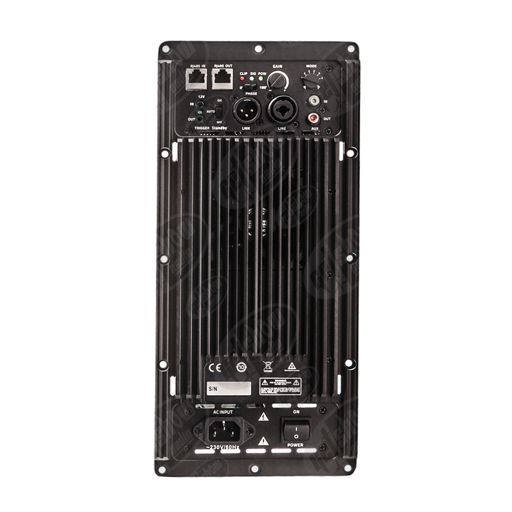 AV SUB2400 GETSHOW 2400W Subwoofer Amplifier Module Professional Speaker Plate Amplifier Class D with DSP Audio Processor -
